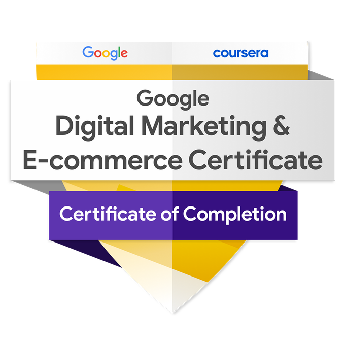 Digital Marketing & E-Commerce Professional from Google